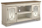 Mueble para TV Realyn XL con opción de chimenea