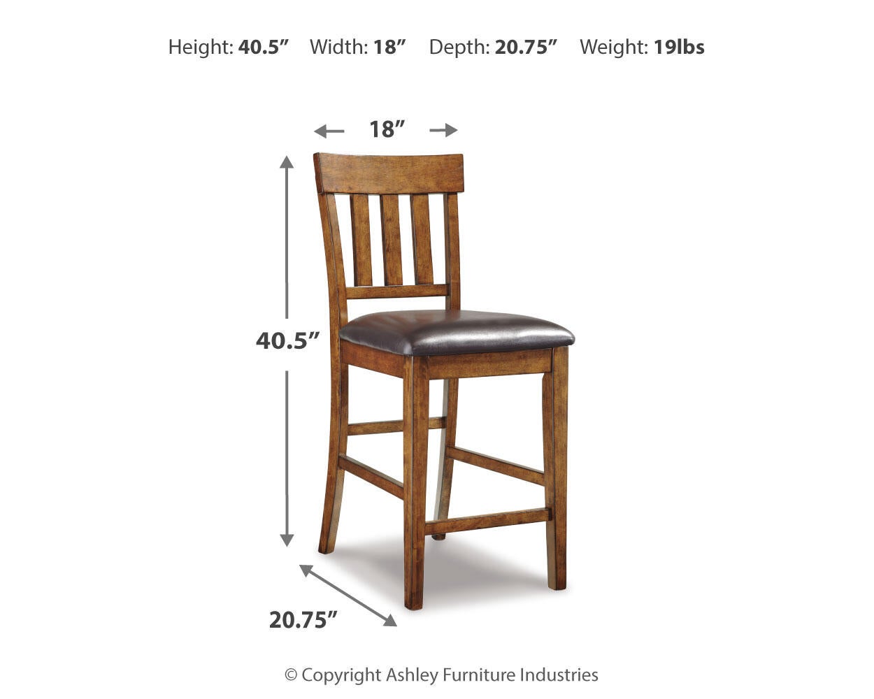 Ashley Express - Ralene Upholstered Barstool (2/CN)