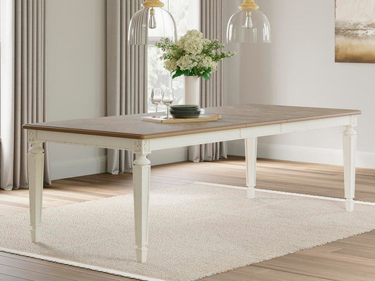 Mesa de comedor extensible Realyn RECT