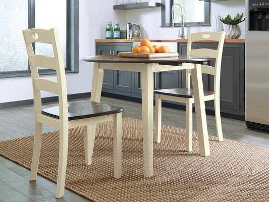 Ashley Express - Mesa de comedor redonda con alas abatibles Woodanville DRM