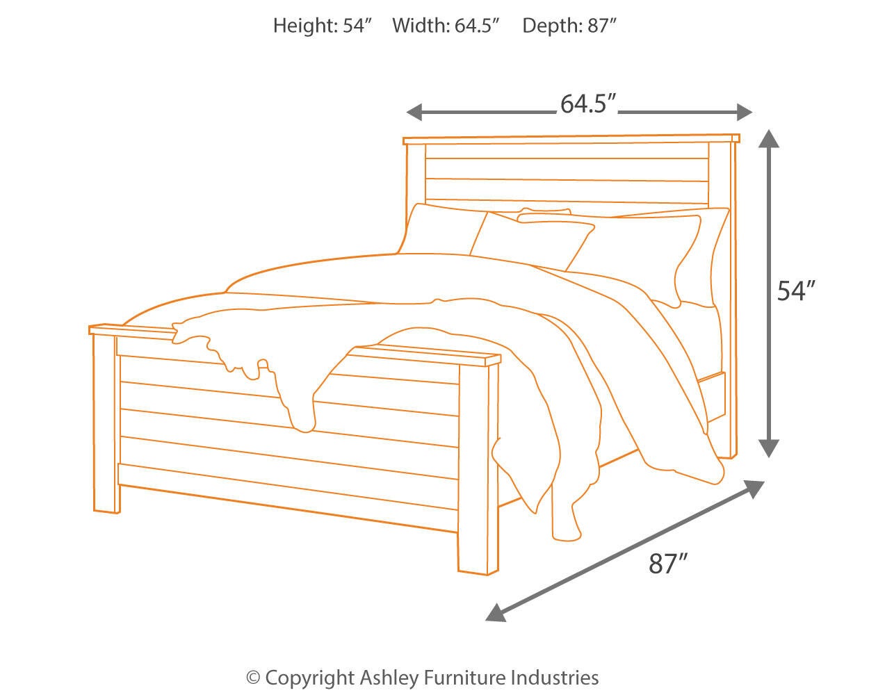 Porter California  Panel Bed
