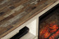 Soporte para TV Willowton LG con opción de chimenea