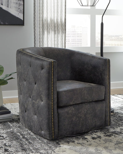 Ashley Express - Sillón giratorio decorativo Brentlow