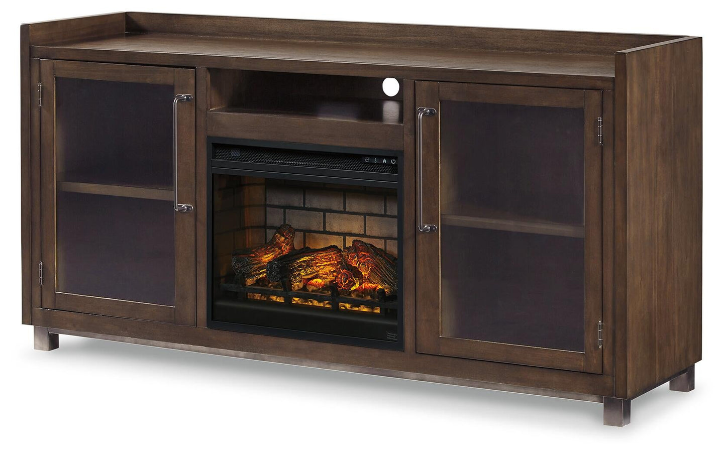Mueble de TV Starmore de 70" con chimenea eléctrica