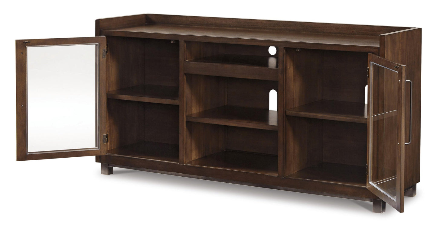 Mueble de TV Starmore de 70" con chimenea eléctrica