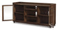 Mueble de TV Starmore de 70" con chimenea eléctrica