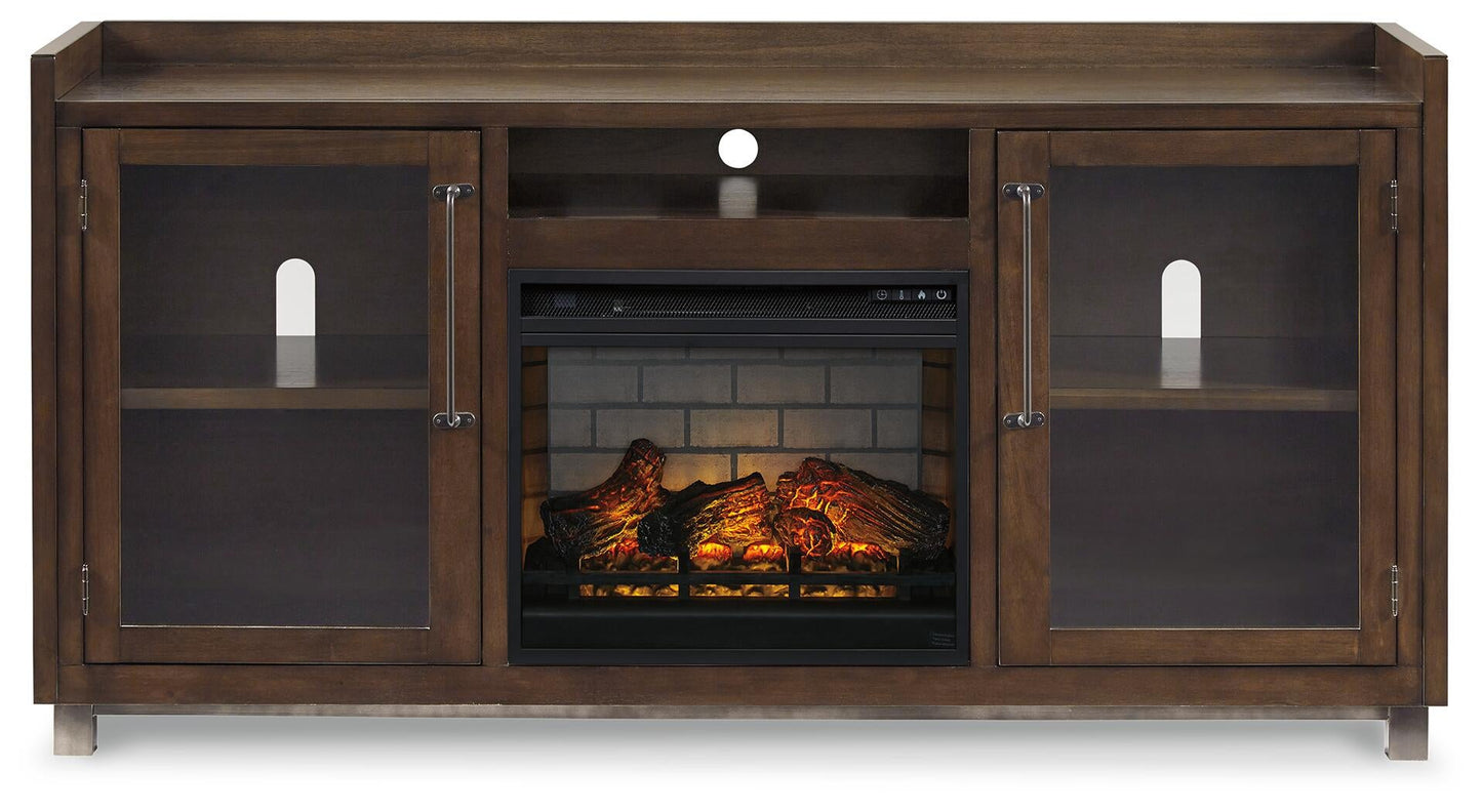 Mueble de TV Starmore de 70" con chimenea eléctrica