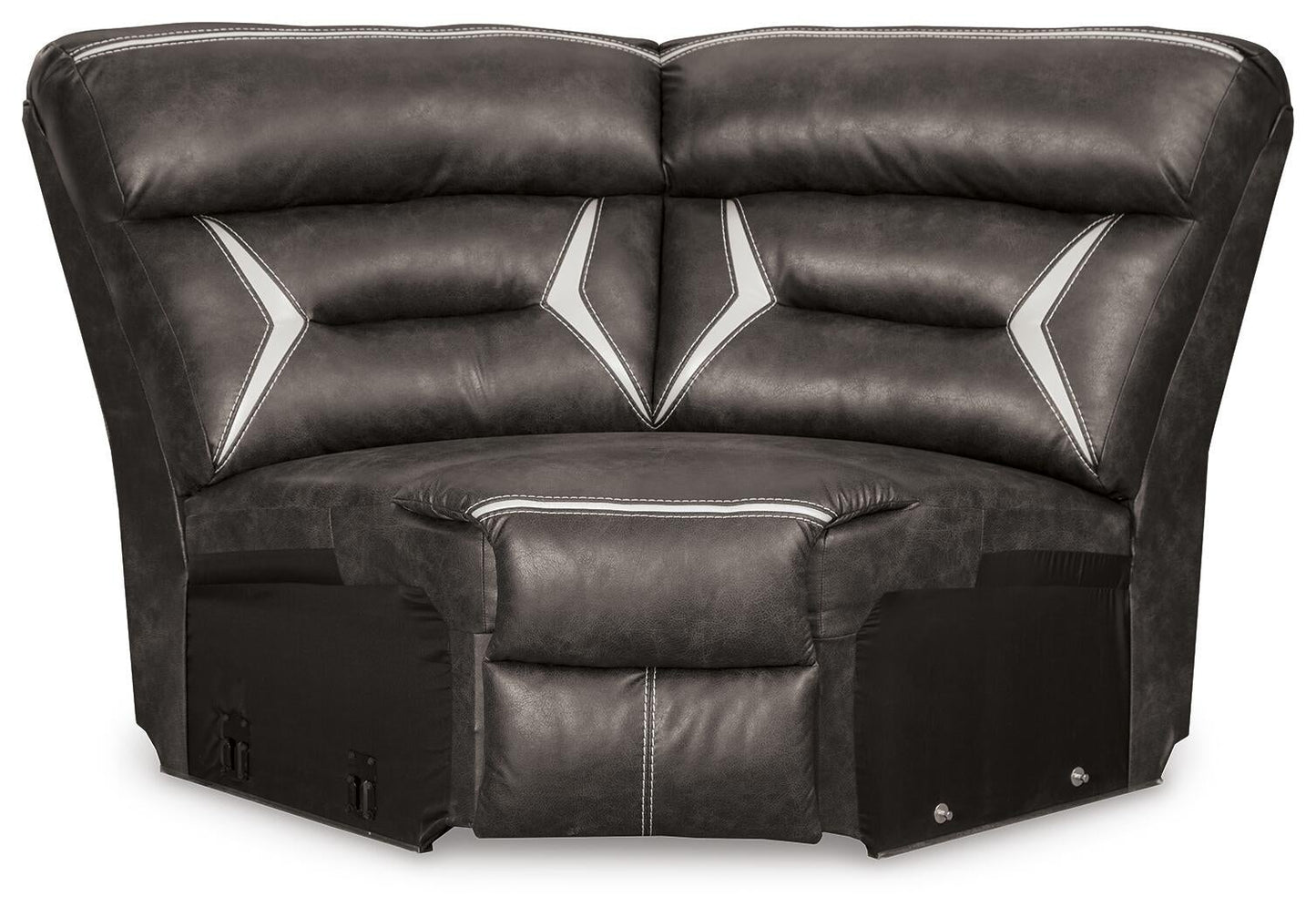 Seccional reclinable eléctrico Kincord de 3 piezas