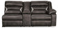 Seccional reclinable eléctrico Kincord de 3 piezas