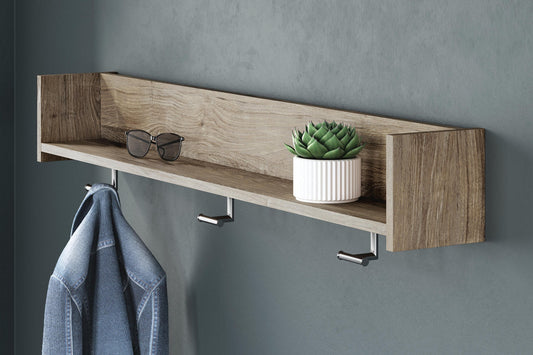 Ashley Express - Oliah Perchero de pared con estante