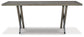 Mesa de comedor rectangular Krystanza