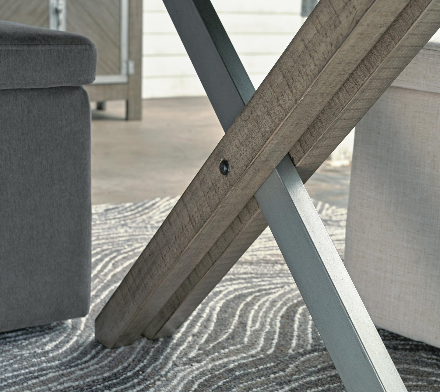 Mesa de comedor rectangular Krystanza
