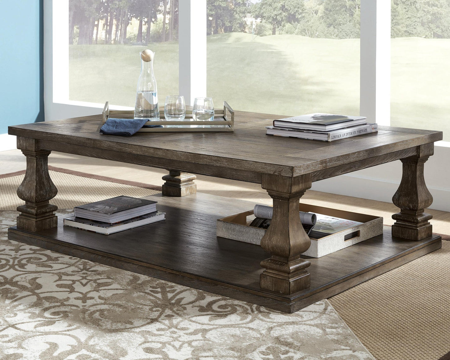 Ashley Express - Mesa de centro rectangular Johnelle