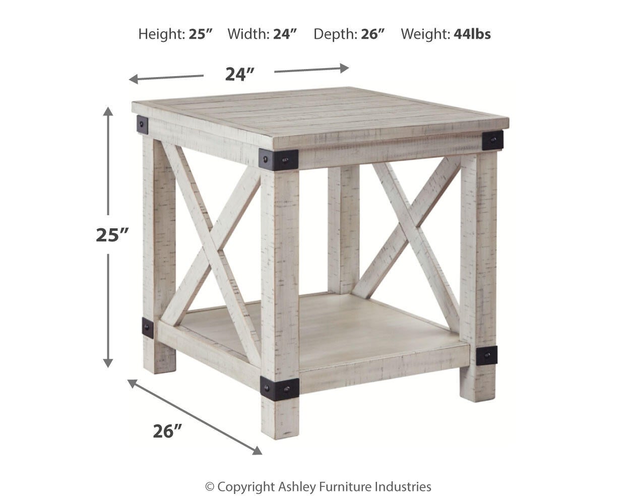 Ashley Express - Mesa auxiliar rectangular Carynhurst