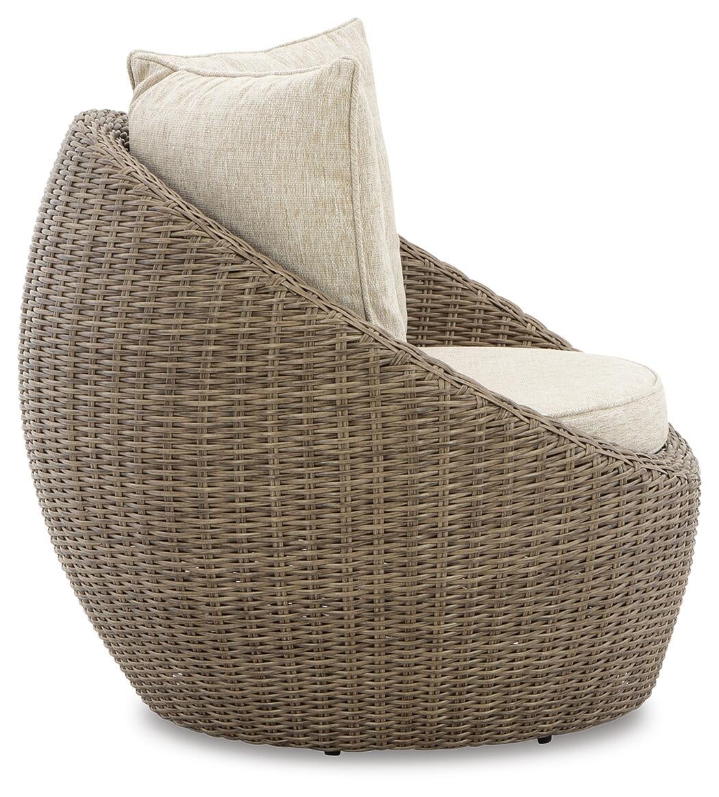 Tumbona giratoria Danson con cojín (2/caja)