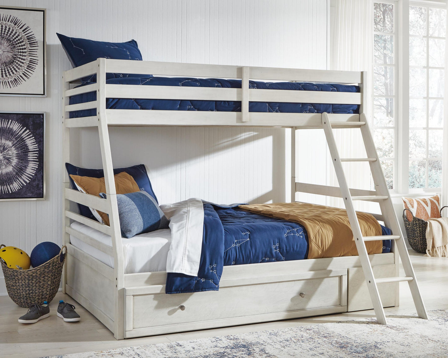 Ashley Express - Robbinsdale  Over  Bunk Bed With Storage