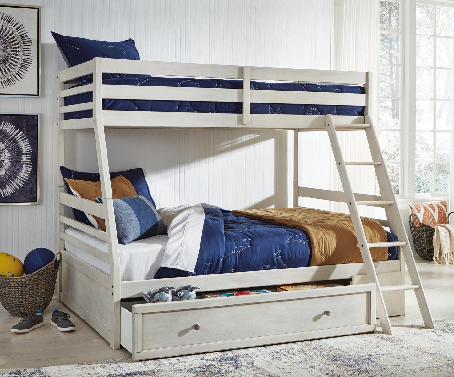 Ashley Express - Robbinsdale  Over  Bunk Bed With Storage