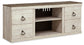Ashley Express - Mueble para TV Willowton con opción de chimenea