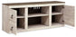 Ashley Express - Mueble para TV Willowton con opción de chimenea