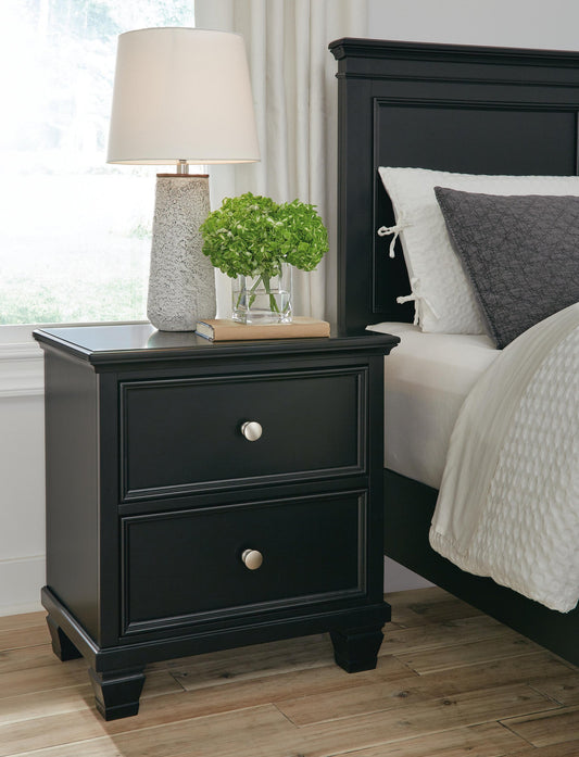 Ashley Express - Mesa de Noche Lanolee con Dos Cajones