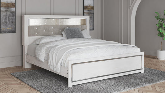 Cama biblioteca con panel Altyra