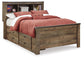 Trinell  Bookcase Bed With 2 Sided Storage