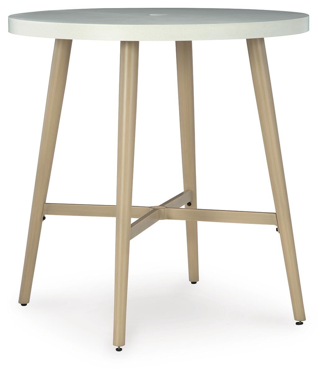 Ashley Express - Seton Creek Round Bar Table w/UMB OPT