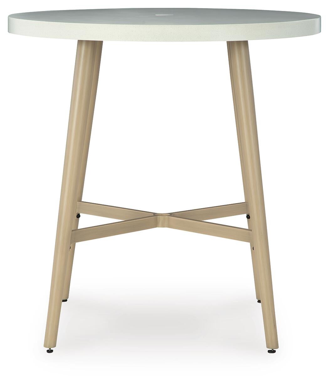 Ashley Express - Seton Creek Round Bar Table w/UMB OPT