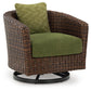 Ashley Express - Sillón giratorio Horizon Hall con cojín