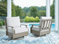 Ashley Express - Sillón giratorio y deslizante Rainier Ranch con cojín