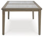 Rainier Ranch RECT Dining Table w/UMB OPT