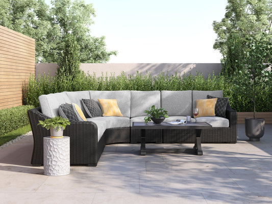 Seccional de exterior de 5 piezas Beachcroft
