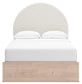 Ashley Express - Cama tapizada de paneles Arloster