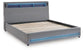 Verishaw  Upholstered Bed With Wireless Audio