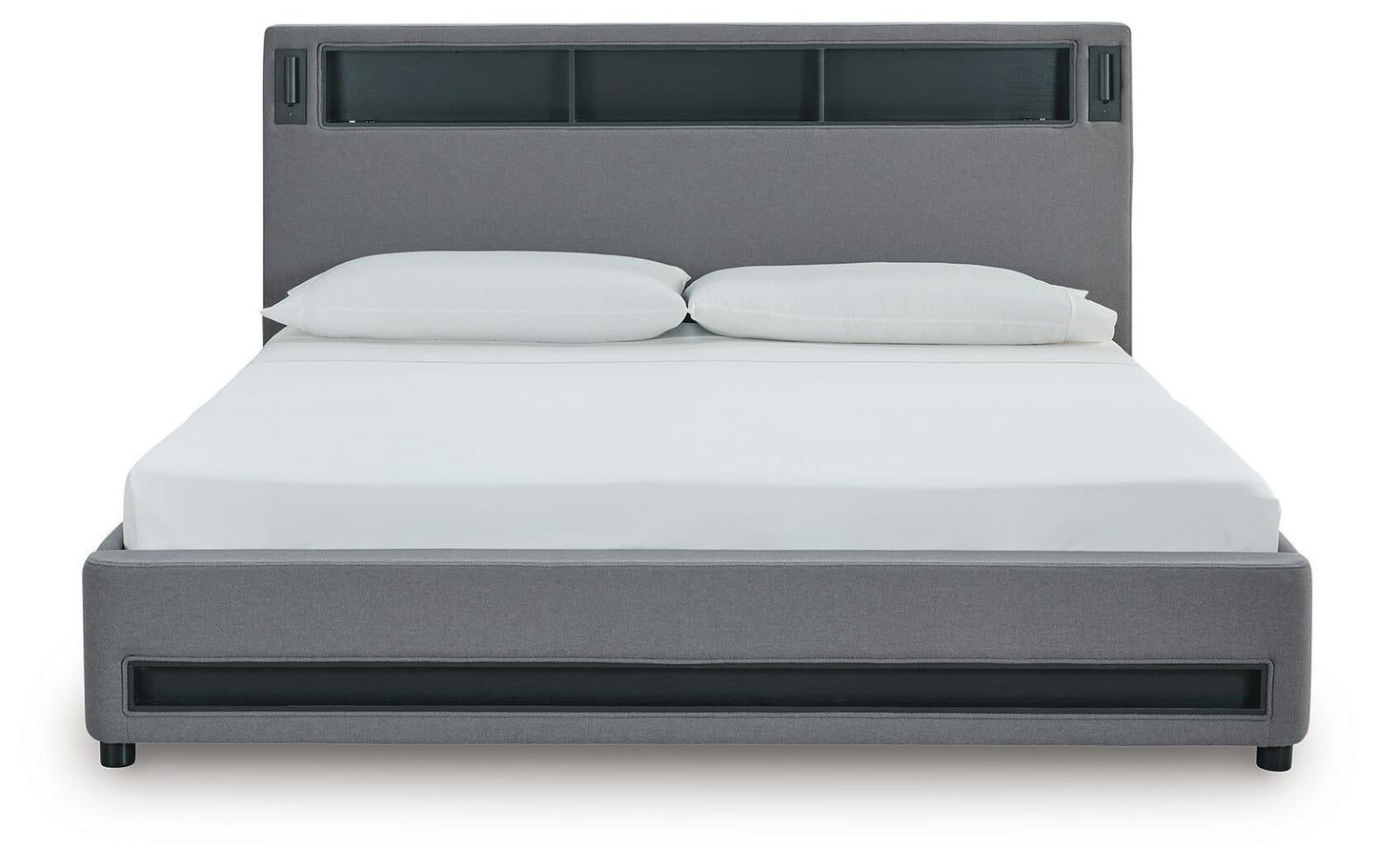 Verishaw  Upholstered Bed With Wireless Audio
