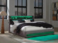 Verishaw  Upholstered Bed With Wireless Audio