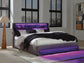 Verishaw  Upholstered Bed With Wireless Audio