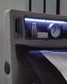 Verishaw  Upholstered Bed With Wireless Audio