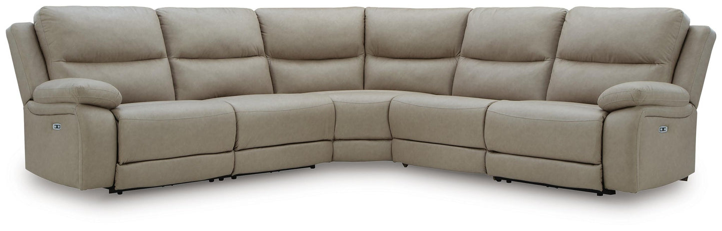 Seccional reclinable eléctrico de 5 piezas Narwhal Place