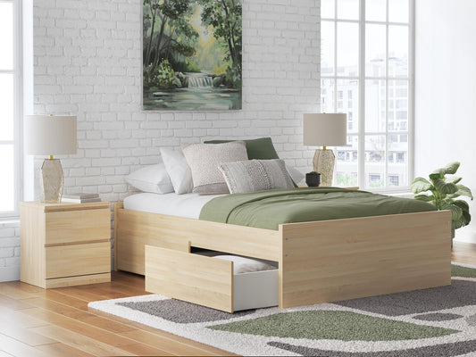 Ashley Express - Onita  Platform Bed With 1 Side Storage