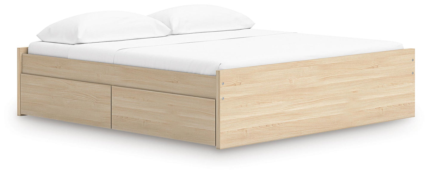 Ashley Express - Onita  Platform Bed With 1 Side Storage