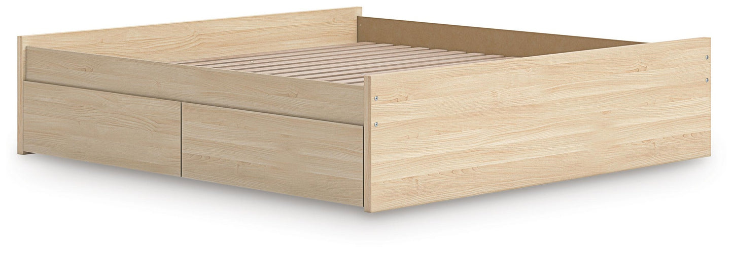 Ashley Express - Onita  Platform Bed With 1 Side Storage