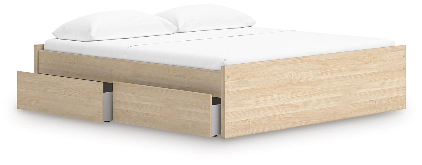 Ashley Express - Onita  Platform Bed With 1 Side Storage