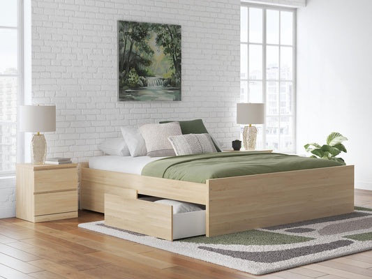 Ashley Express - Onita  Platform Bed With 1 Side Storage