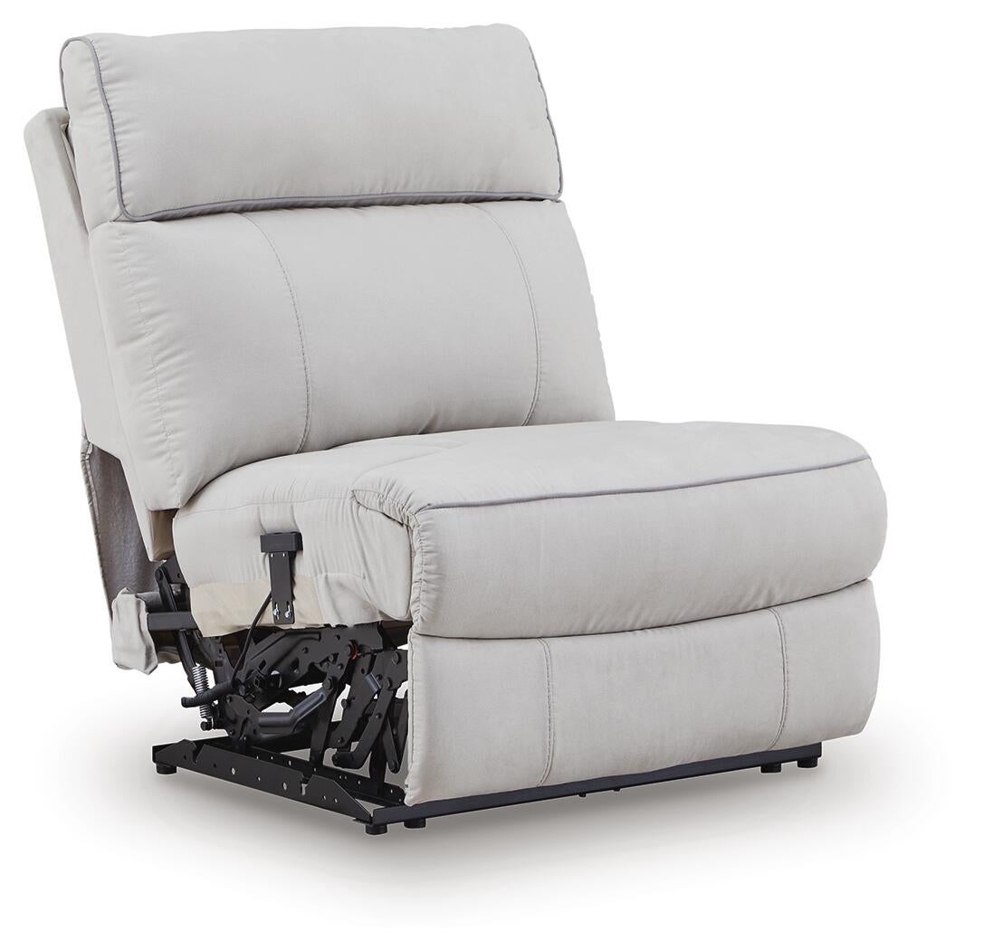 Seccional reclinable de 7 piezas Social Pointe con consolas de almacenamiento