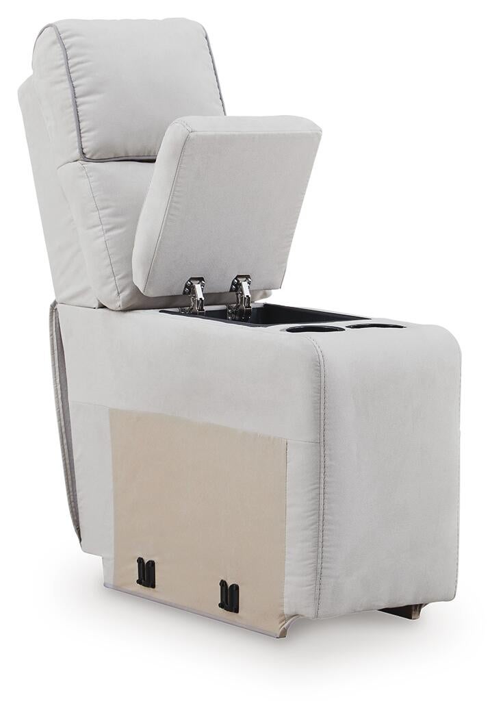 Seccional reclinable de 7 piezas Social Pointe con consolas de almacenamiento