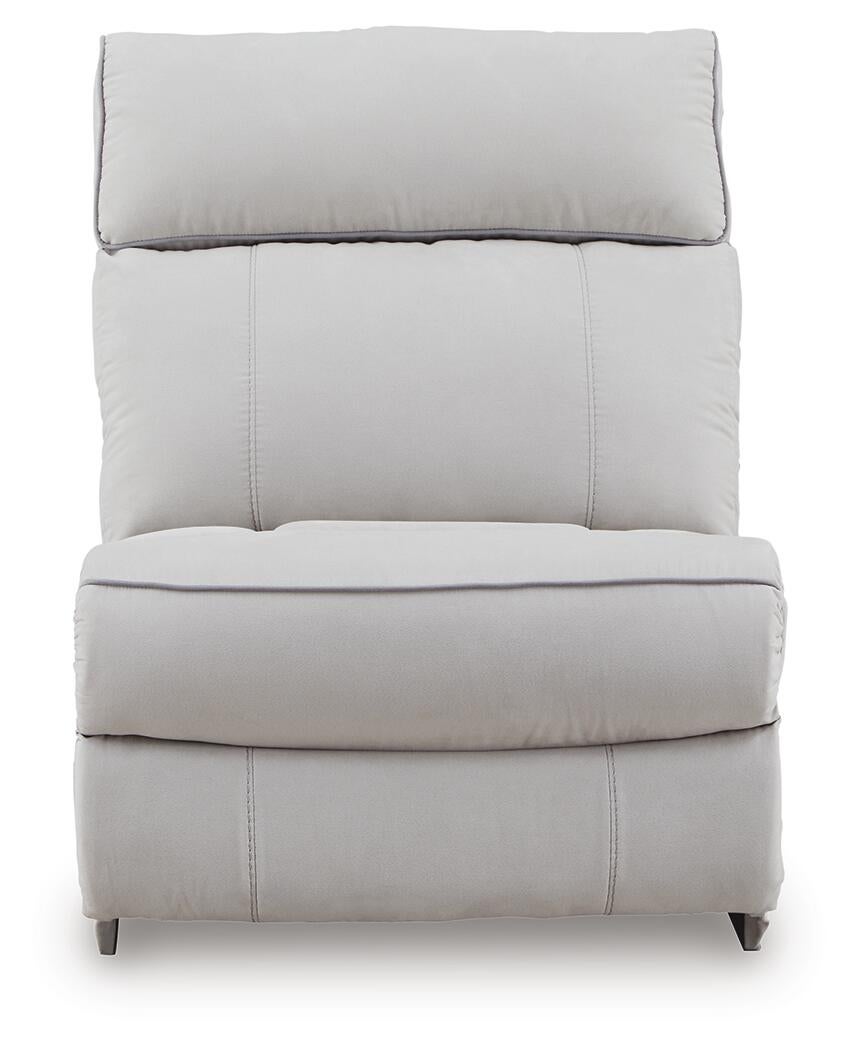 Seccional reclinable de 7 piezas Social Pointe con consolas de almacenamiento
