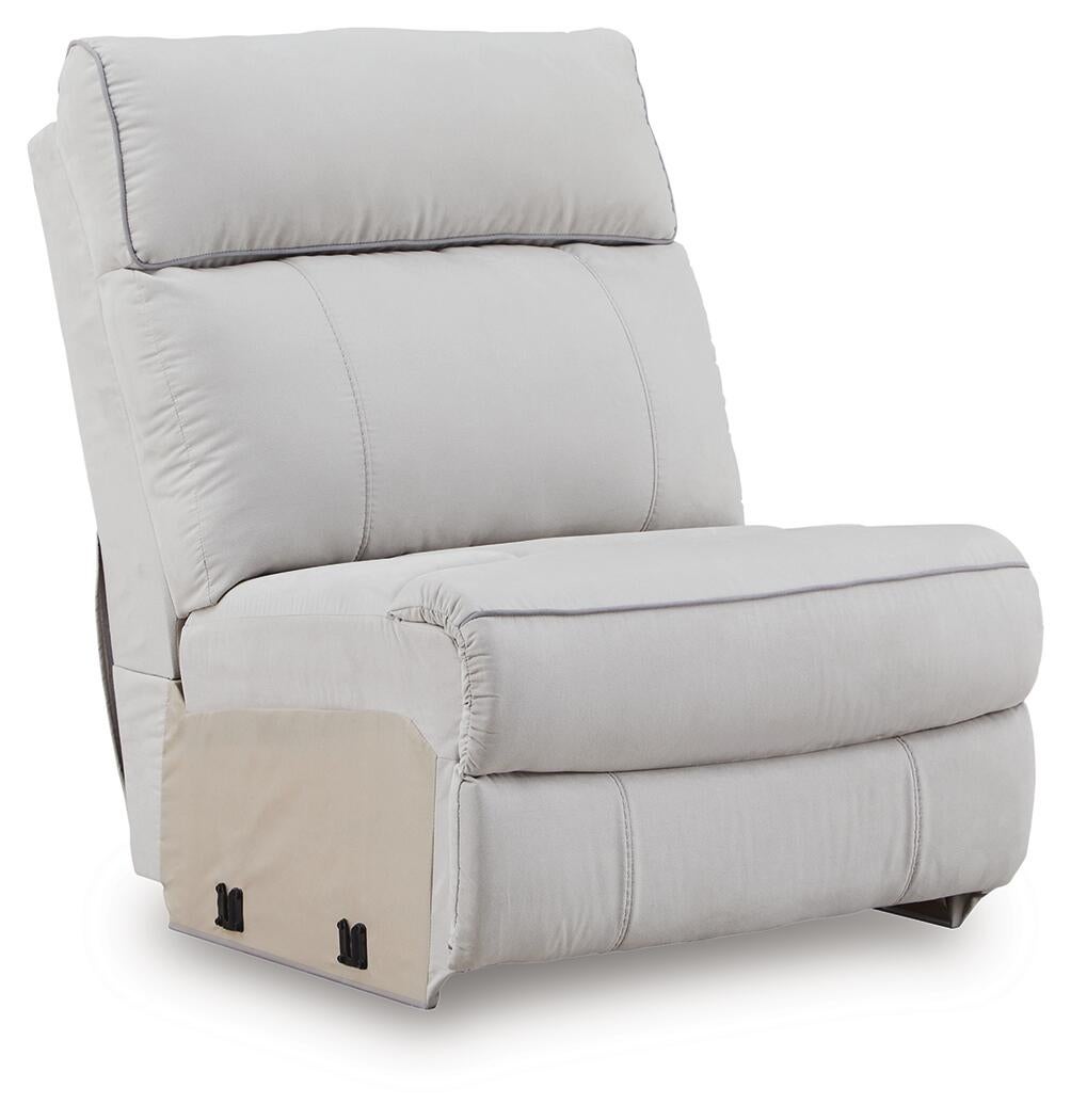Seccional reclinable de 7 piezas Social Pointe con consolas de almacenamiento