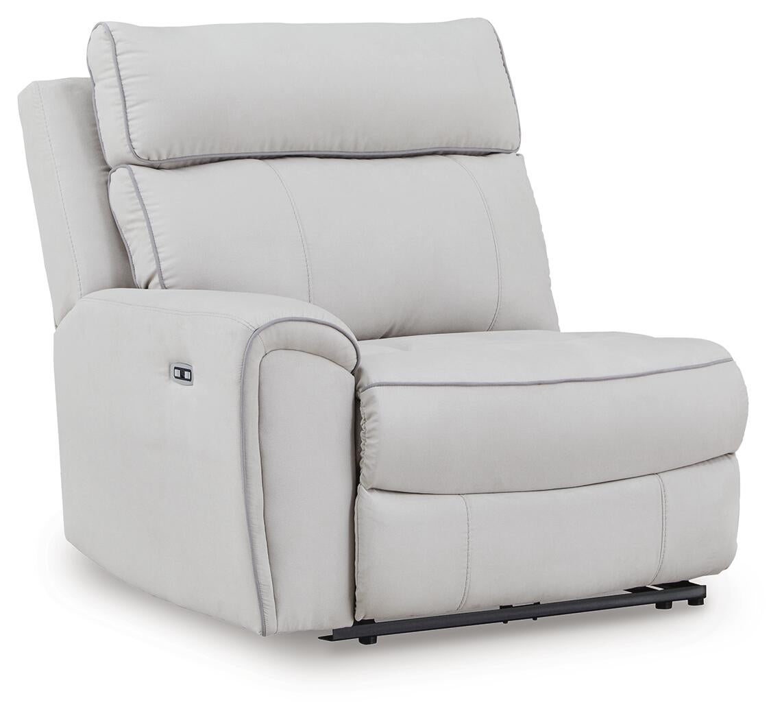 Seccional reclinable de 7 piezas Social Pointe con consolas de almacenamiento