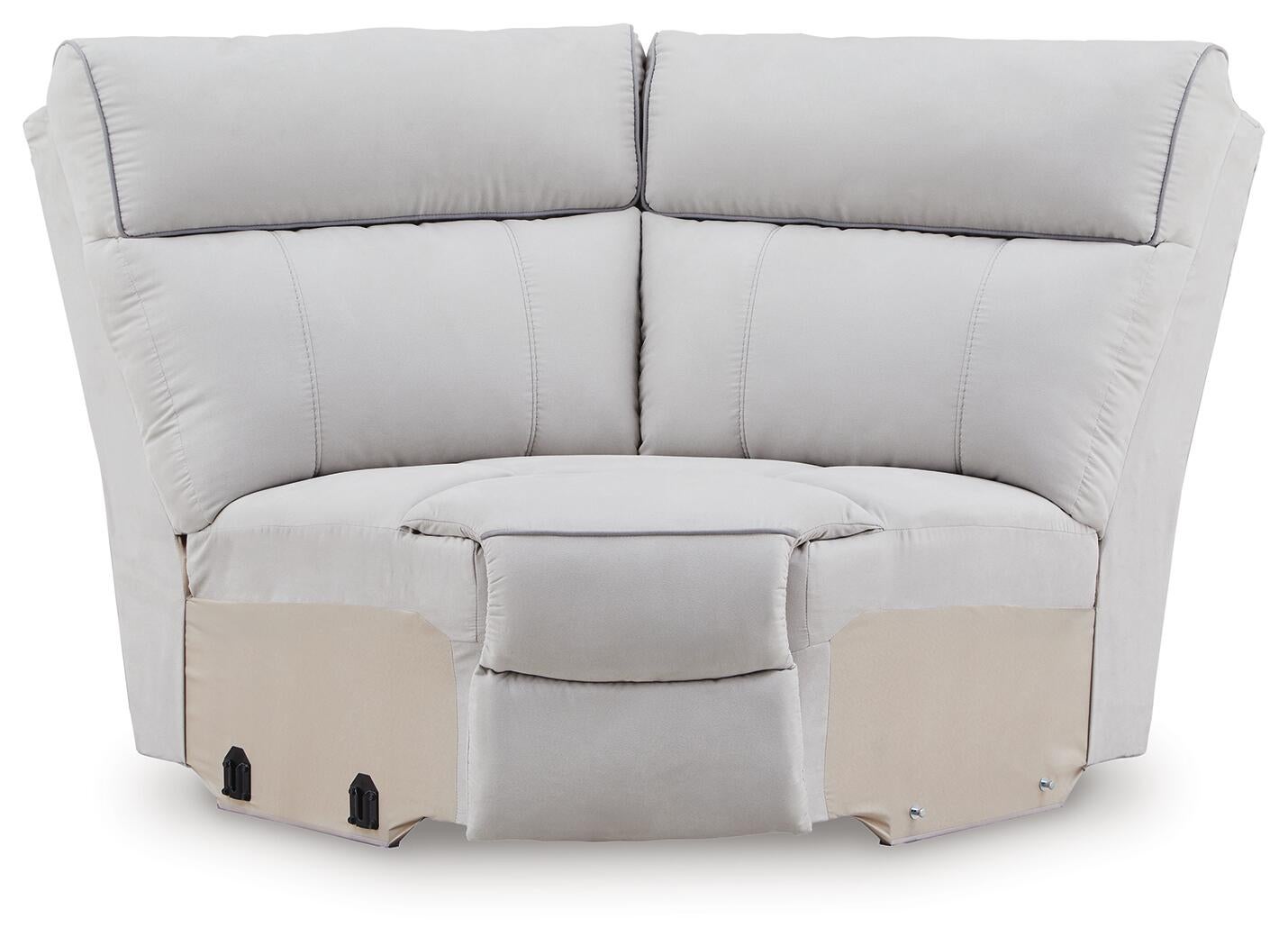 Seccional reclinable de 7 piezas Social Pointe con consolas de almacenamiento